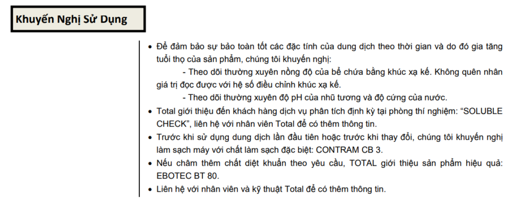 Dầu cắt pha nước Total Vulsol MSF 7200