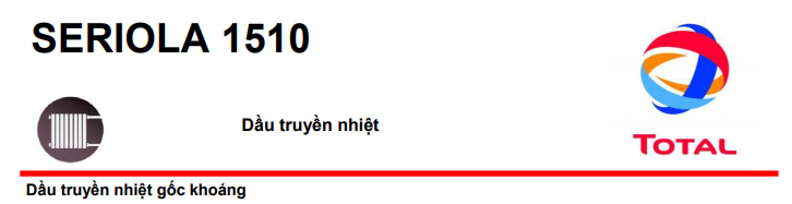Dầu Truyền Nhiệt Total Seriola 1510 5 Dầu truyền nhiệt Total Seriola 1510