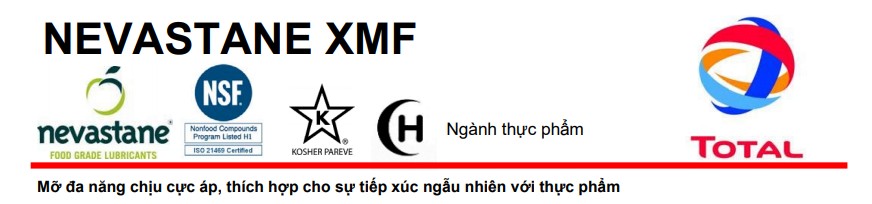 Mỡ Thực Phẩm Total Nevastane XMF 0, 00, 1, 2 6 Mỡ Thực Phẩm Tổng Nevastane XMF