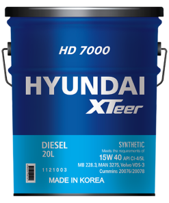 Dầu nhớt động cơ Hyundai Xteer HD 7000 15W40 4 Dầu nhớt động cơ Hyundai Xteer HD 7000 15W40