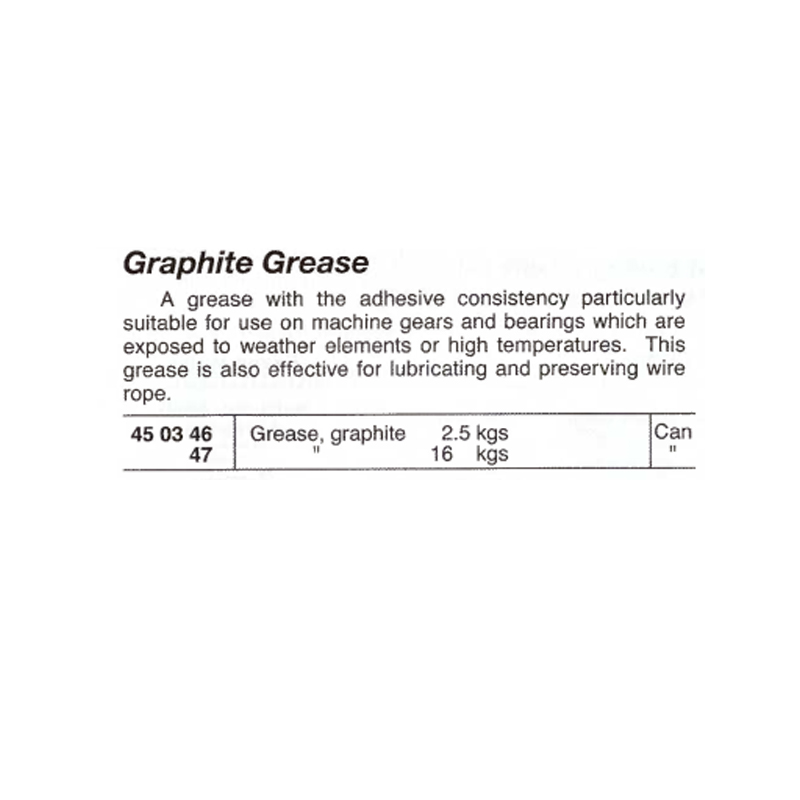 450347 Graphite Grease 16kg/can 1