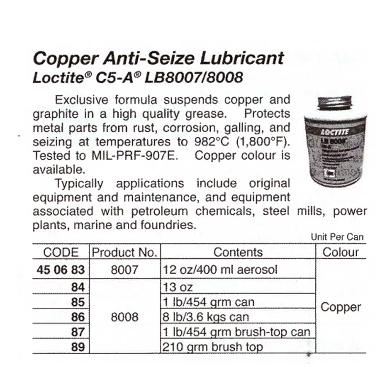 Loctite® C5-A® LB8007.8008